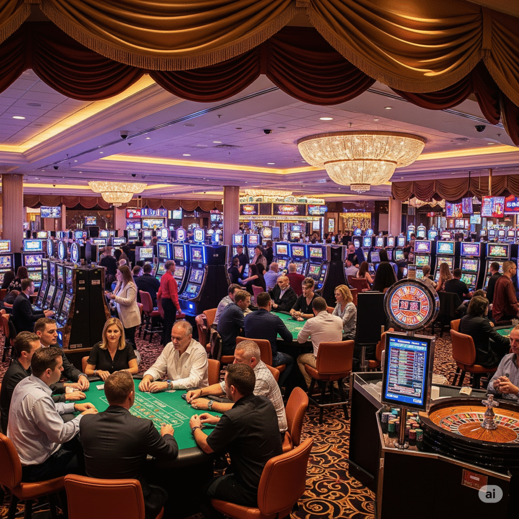 led poker tables