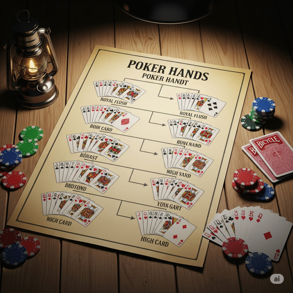 hands of poker chart